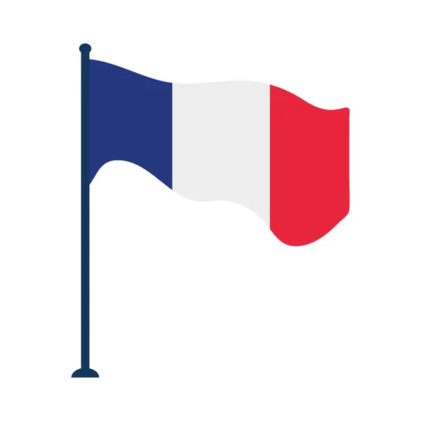 Εικονίδιο σημαίας Γαλλίας — Διανυσματικό Αρχείο