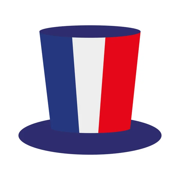 Sombrero de copa france — Archivo Imágenes Vectoriales