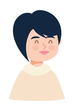 Mutlu kadın gülümsüyor