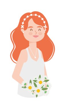 çizgi film gelini gülümsüyor