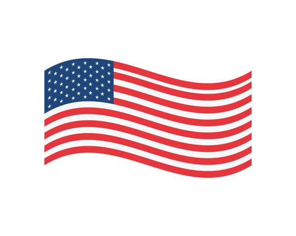 Usa flag icon — Stock Vector