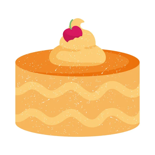 甘いケーキのアイコン — ストックベクタ