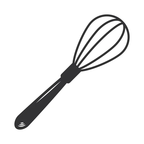 Icona dell'utensile della frusta — Vettoriale Stock