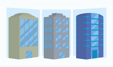 Şehir binaları kuruldu