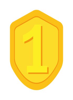 Bir numaralı madalya.