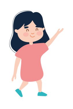 Mutlu kız yürüyüşü