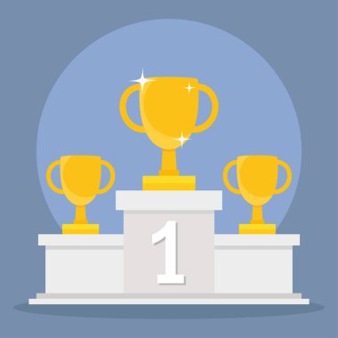 Altın ödüllü podyum