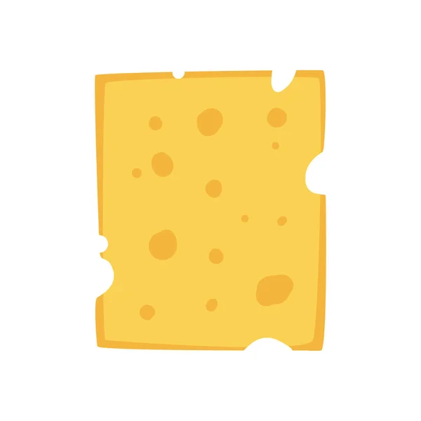 Peynirli mozzarella tipi. — Stok Vektör