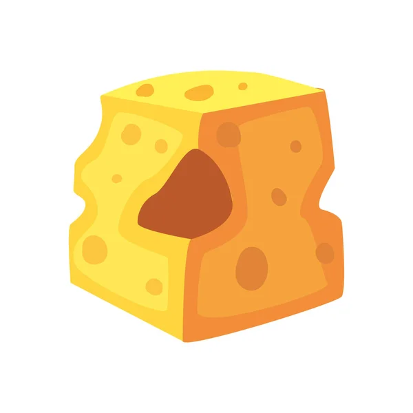 Fromage type maasdam — Image vectorielle