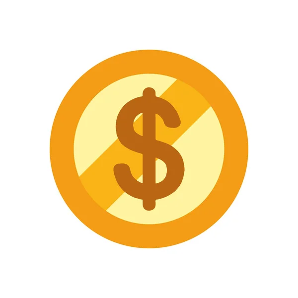 Coin money cash — Stock Vector