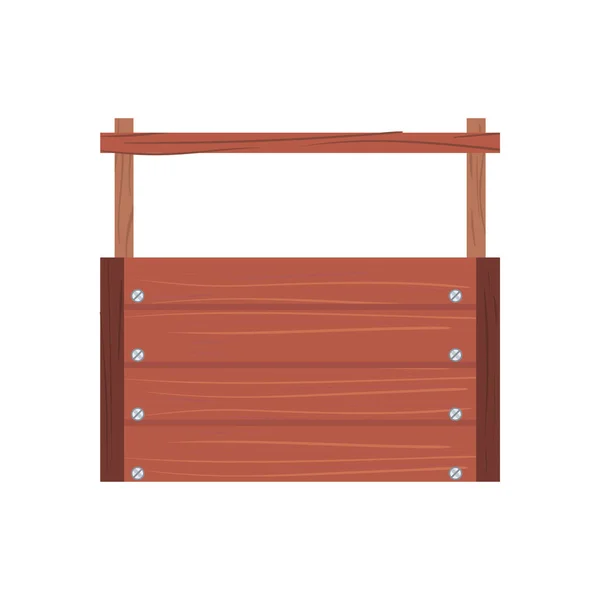 Wooden tool box — Stock Vector