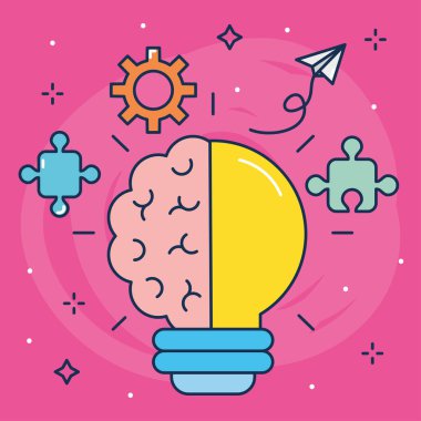 Büyük fikir illüstrasyonu