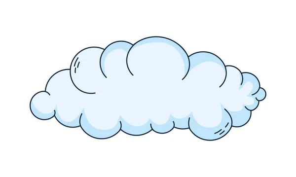 Nube esponjosa icono — Vector de stock