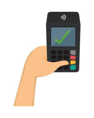 Veritabanını tutan bir el.