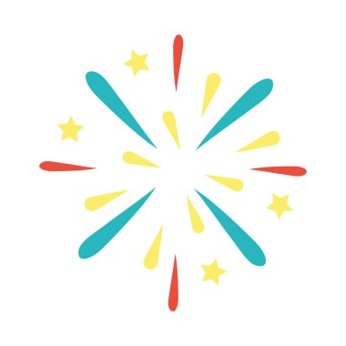 Renkli havai fişekler patladı