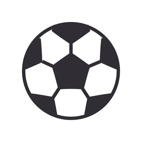 Icono de pelota de fútbol — Archivo Imágenes Vectoriales