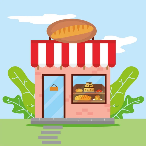 Icono de la panadería — Vector de stock