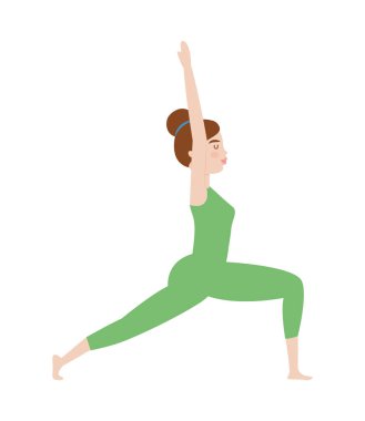 Yoga Çalışan Genç Kadın