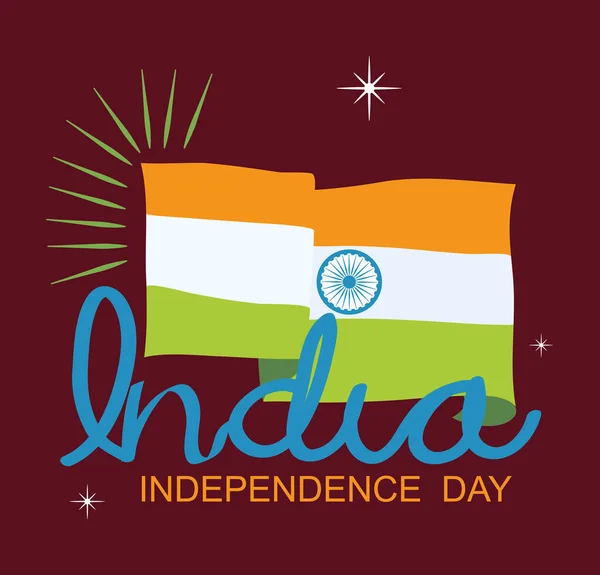 India independence design — Stock Vector