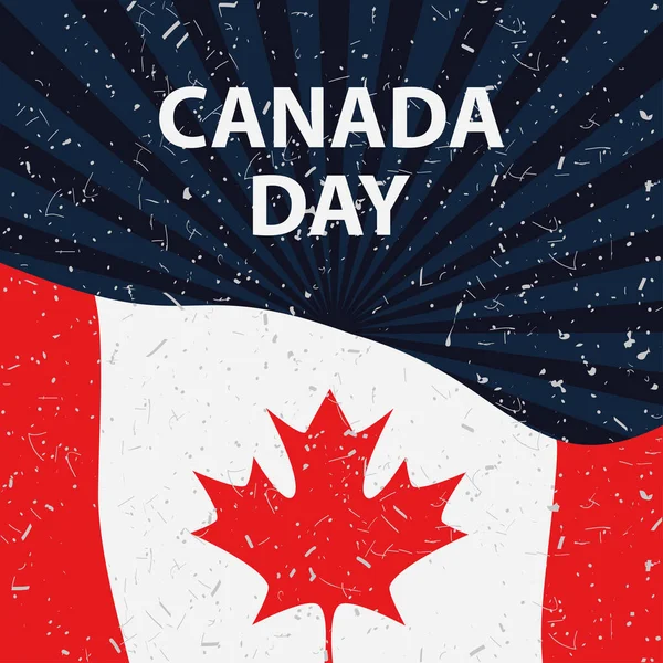 Canada giorno illustrazione — Vettoriale Stock