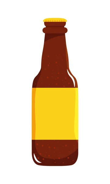 Icône bouteille de bière — Image vectorielle