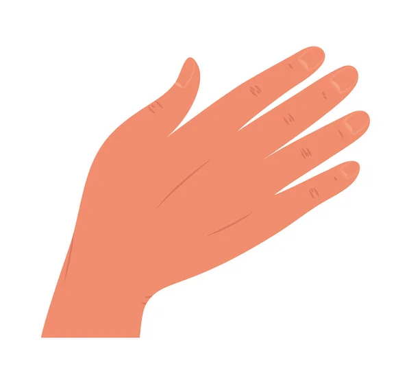 Ikona dłoni człowieka — Wektor stockowy
