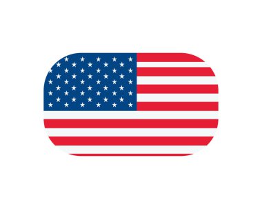 ABD bayrağı oval