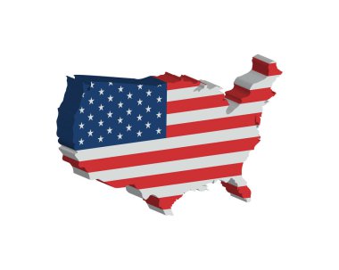 izometrik ABD haritası