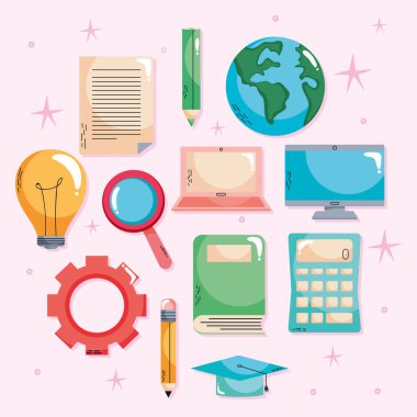 öğrenme simgesi koleksiyonu