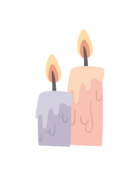 Запашні спа-свічки — стоковий вектор