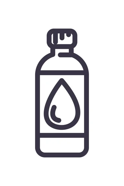 Пляшка води ізольована — стоковий вектор