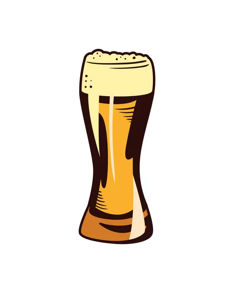 Peso de cerveja isolada —  Vetores de Stock