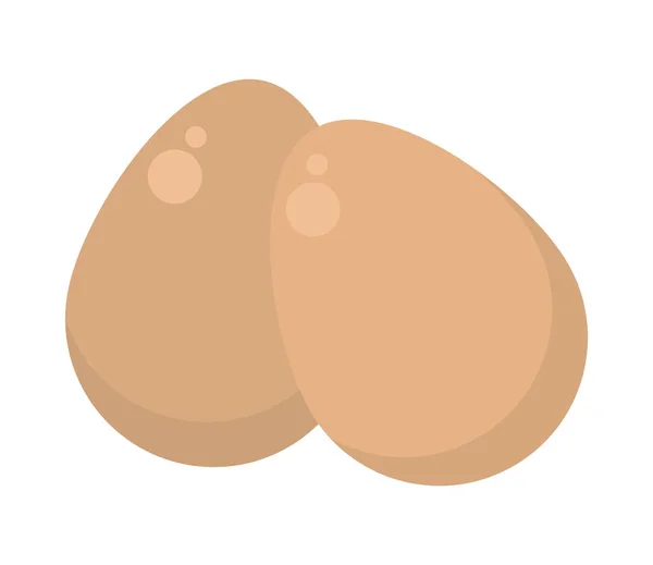 Imagen icono huevos — Vector de stock