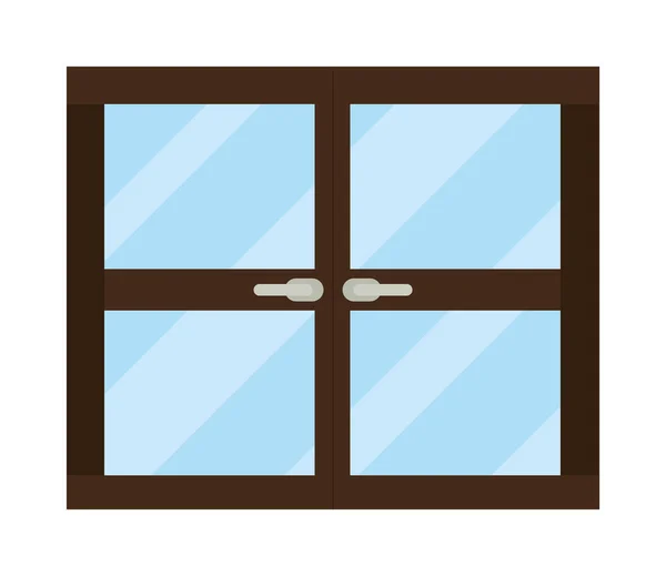 Home-Fenster-Symbol — Stockvektor