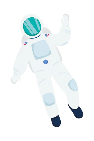 Astronaut drijvend icoon — Stockvector