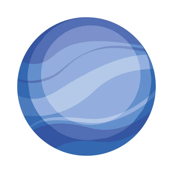 Neptun planet icon — Stockvektor