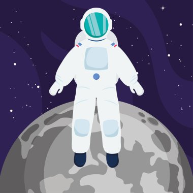 astronot ve Pluto gezegeni