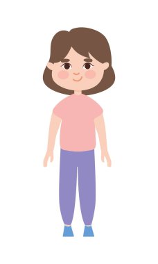 Mutlu kız tasarımı