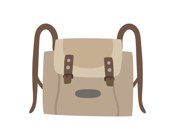 Beige travelbag icon — ストックベクタ