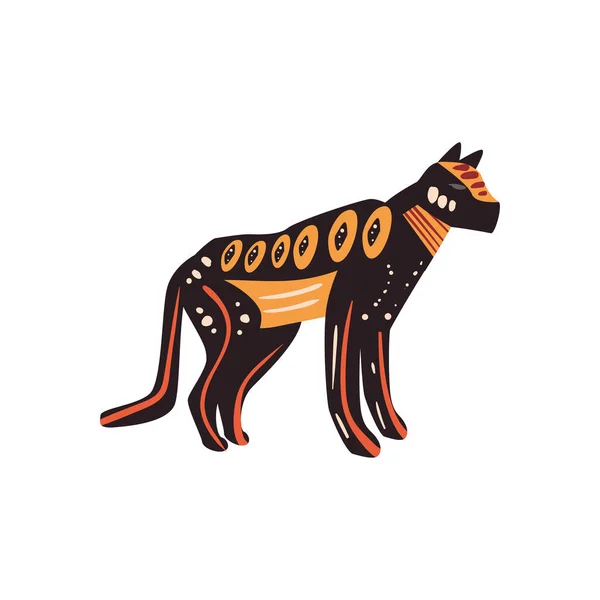Panther indigenous animal - Stok Vektor
