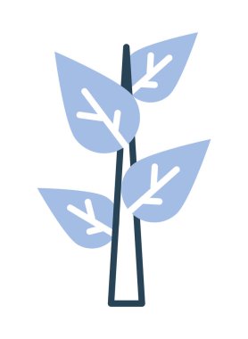 bitki yaprakları ile