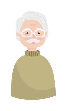 Çizgi film ihtiyarı.