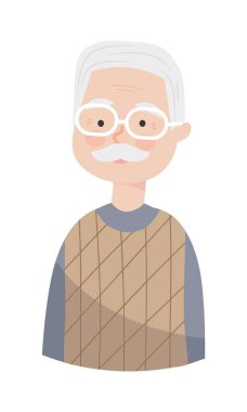 Bıyıklı yaşlı adam.