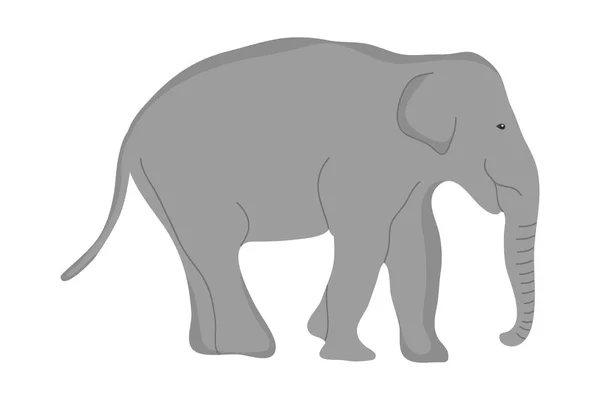 Ikona kresleného slona — Stockový vektor