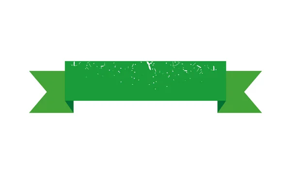 Icône de ruban vert — Image vectorielle