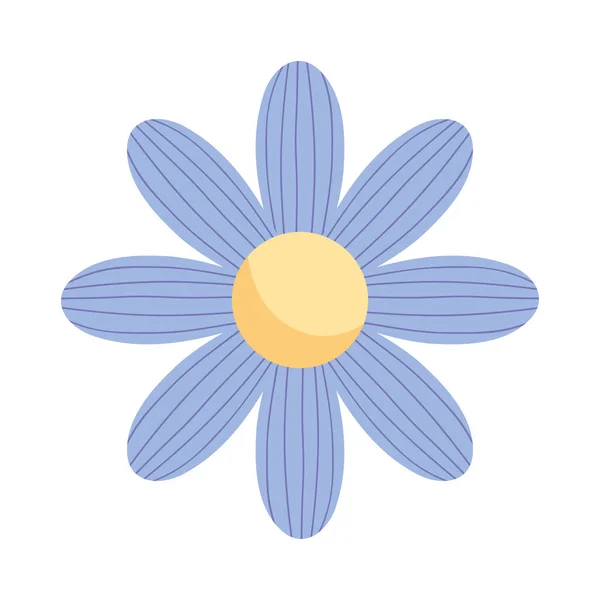 Ikona niebieskiego kwiatu — Wektor stockowy