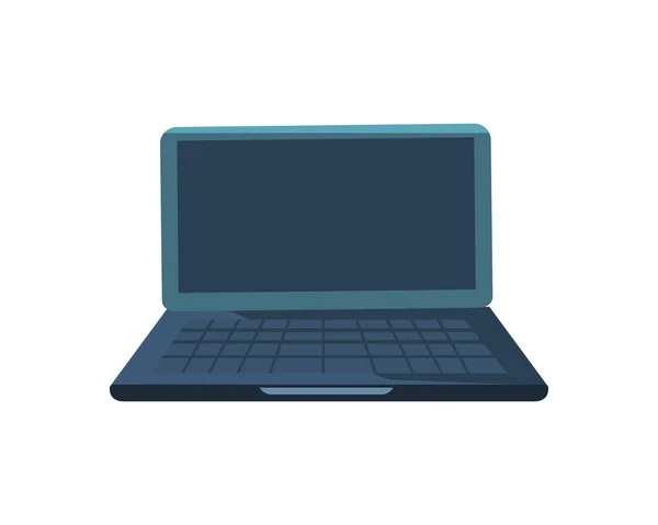 Open laptop design — Stock Vector