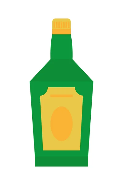 Ícone garrafa de licor — Vetor de Stock