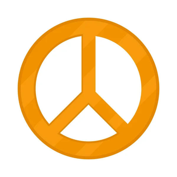 Barış sembolü simgesi — Stok Vektör