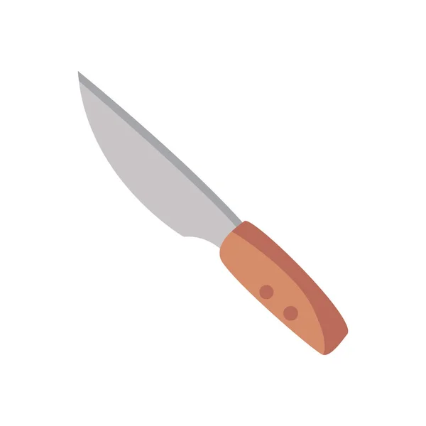 Talheres de faca de cozinha — Vetor de Stock